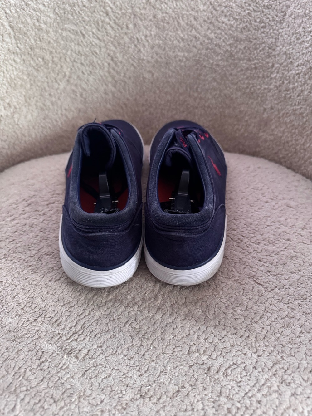 Polo Ralph Lauren Faxon Low Men’s Navy Blue Sneakers Shoes Size 11 - Picture 5 of 7